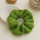 Boogzel Apparel Green Tweed Scrunchie, view 4