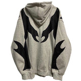 Boogzel Apparel Grey Skeleton Hoodie, view 2