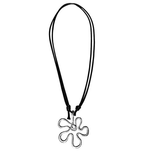 Boogzel Apparel Groovy Floral Outline Necklace