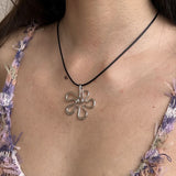 Boogzel Apparel Groovy Floral Outline Necklace, view 3