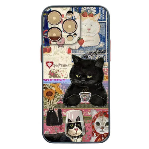 Boogzel Apparel Grumpy Cat iPhone Case