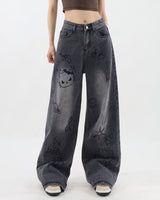 Boogzel Apparel Grunge Aesthetic Cat Jeans, view 3