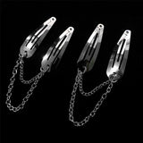 Boogzel Apparel Grunge Aesthetic Chain Hair Clips, view 2