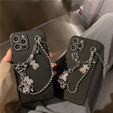 Boogzel Apparel Grunge Aesthetic Chain iPhone Case, view 2