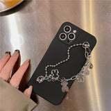 Boogzel Apparel Grunge Aesthetic Chain iPhone Case, view 3