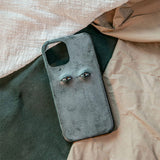 Boogzel Apparel Grunge Aesthetic Eyes iPhone Case, view 2