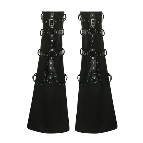 Boogzel Apparel Grunge Aesthetic Flare Leg Warmers