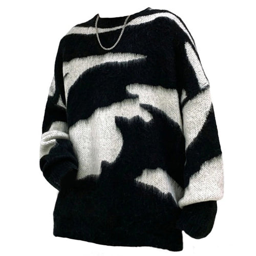 Boogzel Apparel Grunge Aesthetic Fuzzy Sweater