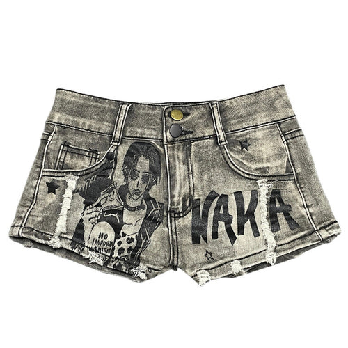 Boogzel Apparel Grunge Aesthetic Micro Jorts