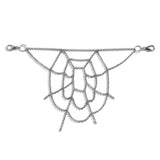 Boogzel Apparel Grunge Aesthetic Spiderweb Pant Chain, view 2