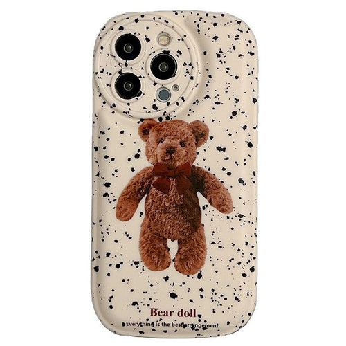 Boogzel Apparel Grunge Bear iPhone Case