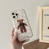 Boogzel Apparel Grunge Bear iPhone Case, view 5