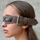 Boogzel Apparel Grunge Belt Strap Sunglasses, view 2