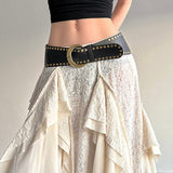 Boogzel Apparel Grunge Double Rivet Belt, view 2