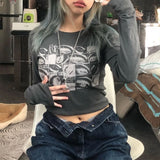 Boogzel Apparel Grunge Eyes Long Sleeve Tee, view 3