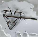 Boogzel Apparel Grunge Heart Hair Pin, view 3
