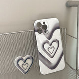 Boogzel Apparel Grunge Heart iPhone Case, view 4