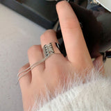 Boogzel Apparel Grunge Lace-Up Ring, view 3