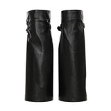 Boogzel Apparel Grunge Leather Leg Warmers, view 4