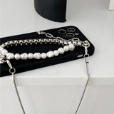 Boogzel Apparel Grunge Pearl Chain iPhone Case, view 4