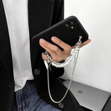 Boogzel Apparel Grunge Pearl Chain iPhone Case, view 5