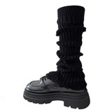 Boogzel Apparel Grunge Ripped Leg Warmers, view 6