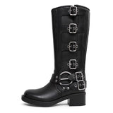 Boogzel Apparel Grunge Sleaze Buckle Boots, view 2
