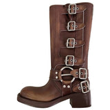 Boogzel Apparel Grunge Sleaze Buckle Boots, view 3