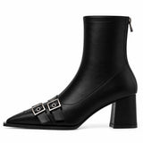 Boogzel Apparel Grunge Sleaze Double Buckle Boots, view 4