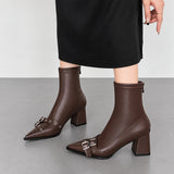 Boogzel Apparel Grunge Sleaze Double Buckle Boots, view 5