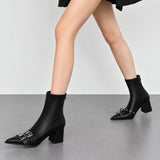 Boogzel Apparel Grunge Sleaze Double Buckle Boots, view 6