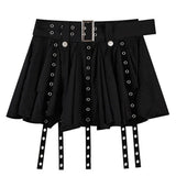 Boogzel Apparel Grunge Sleaze Layered Mini Skirt, view 6