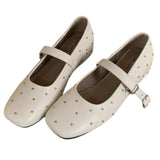Boogzel Apparel Grunge Sleaze Studded Mary Jane Flats, view 2
