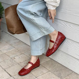 Boogzel Apparel Grunge Sleaze Studded Mary Jane Flats, view 5