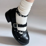 Boogzel Apparel Grunge Sleaze Studded Mary Janes, view 3