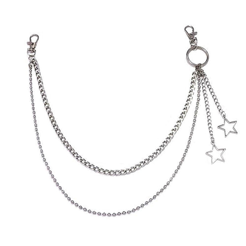 Boogzel Apparel Grunge Star Pant Chain