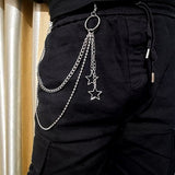 Boogzel Apparel Grunge Star Pant Chain, view 2