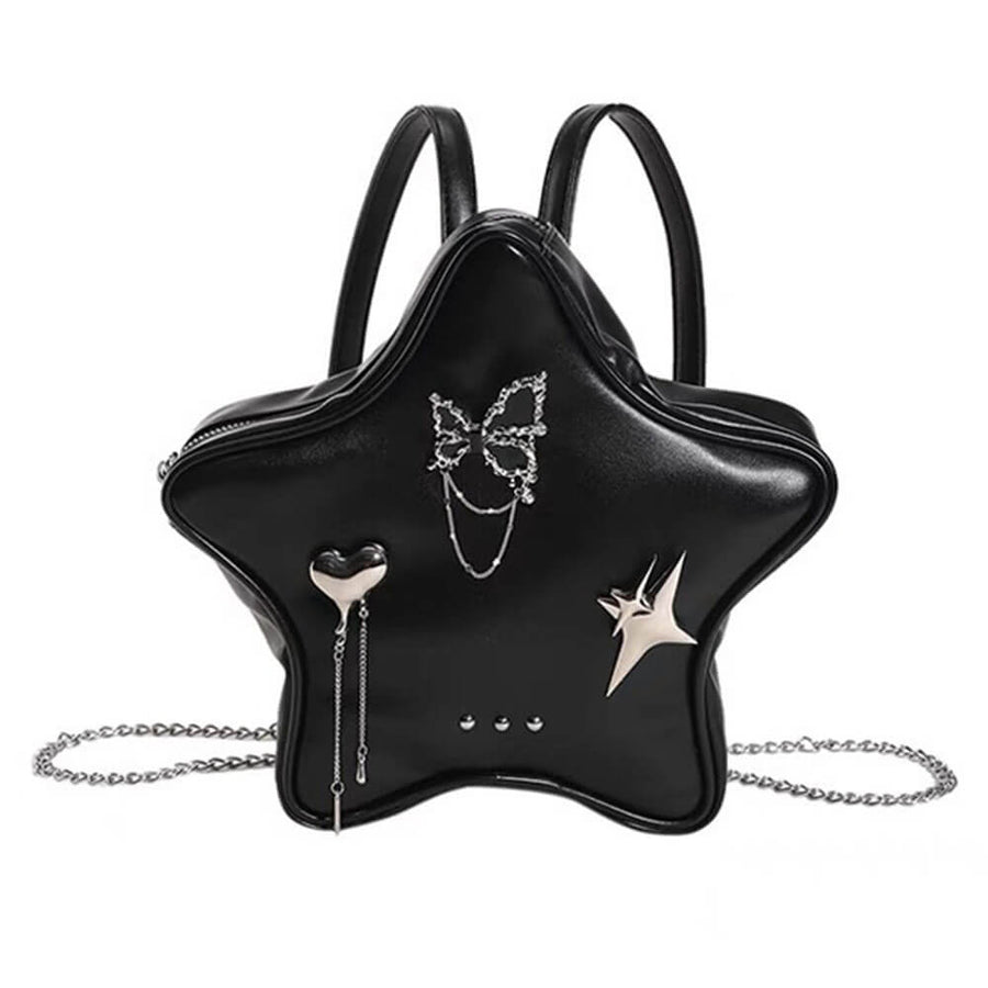 Boogzel Apparel Grunge Star-Shaped Mini Backpack