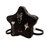 Boogzel Apparel Grunge Star-Shaped Mini Backpack, view 6