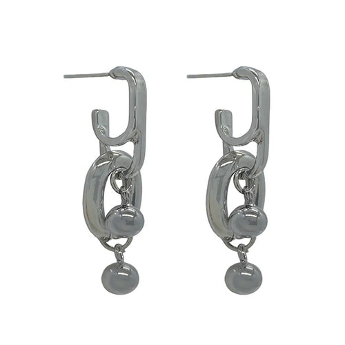Boogzel Apparel Grunge Style Chunky Chain Earrings