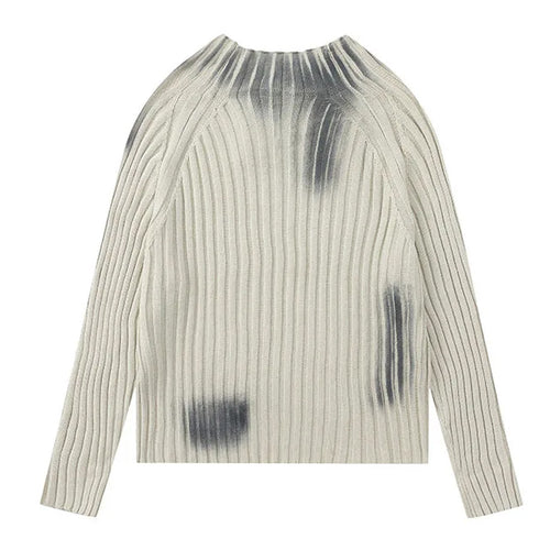 Boogzel Apparel Grunge Washed Knit Sweater