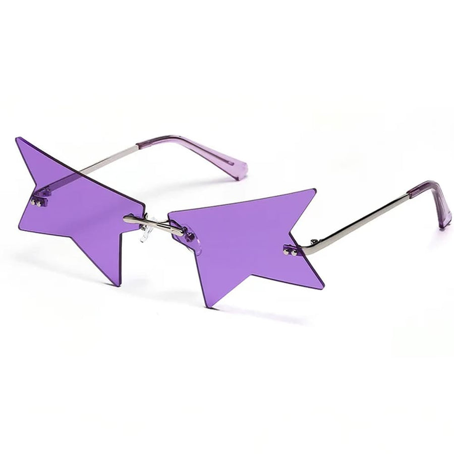 Boogzel Apparel Half Star Shaped Sunglasses