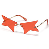 Boogzel Apparel Half Star Shaped Sunglasses, view 2