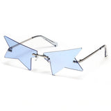 Boogzel Apparel Half Star Shaped Sunglasses, view 3