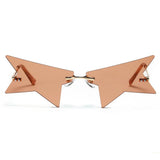 Boogzel Apparel Half Star Shaped Sunglasses, view 6