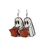 Boogzel Apparel Halloween Ghost Earrings, view 2