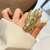 Boogzel Apparel Hand Shaped Ring, view 2