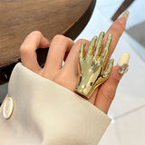 Boogzel Apparel Hand Shaped Ring, view 3