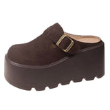 Boogzel Apparel Hanover Slip-On Platform Mules, view 3
