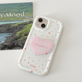 Boogzel Apparel Happiness Heart iPhone Case, view 2